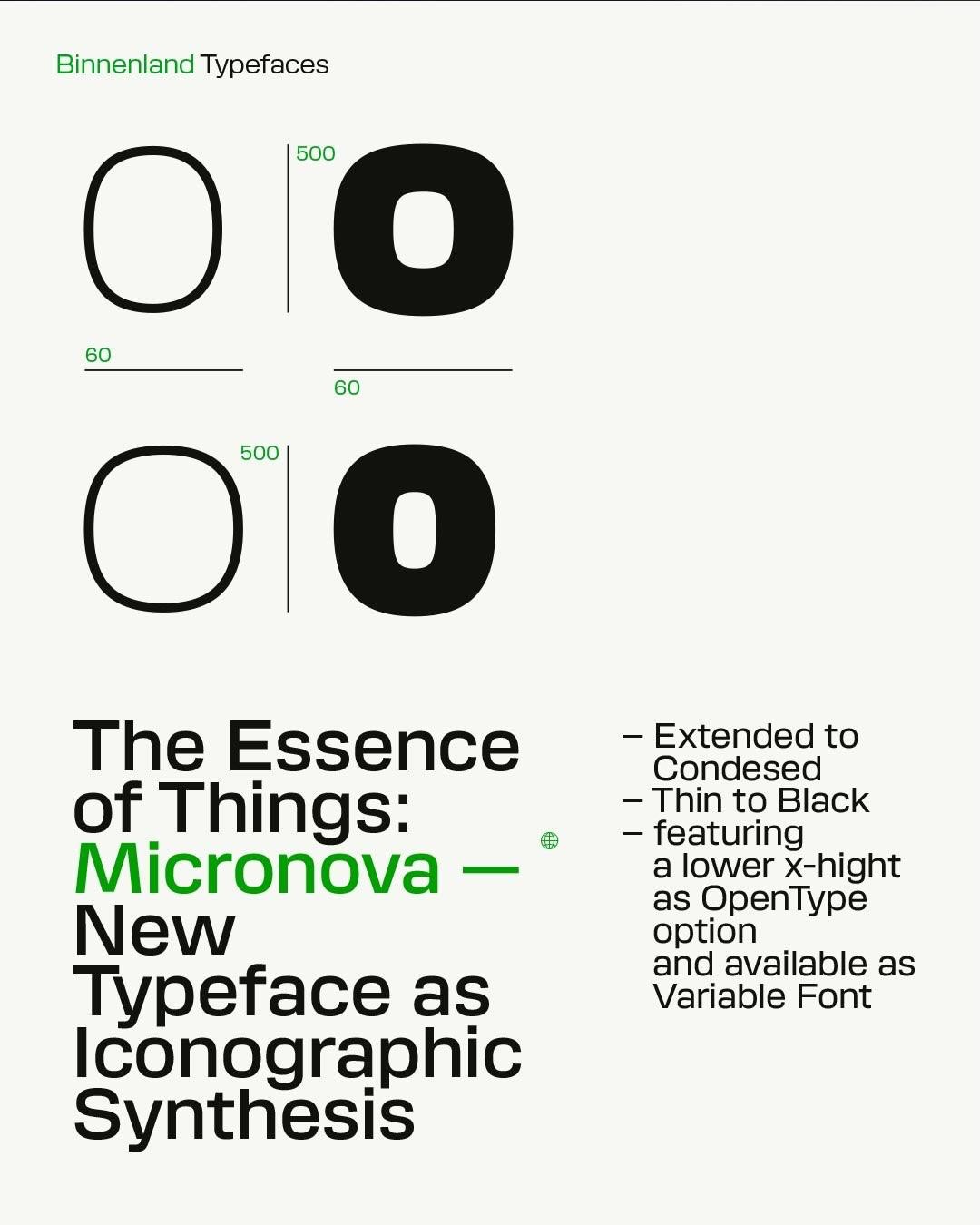 Micronova 致敬经典的无衬线可变字体